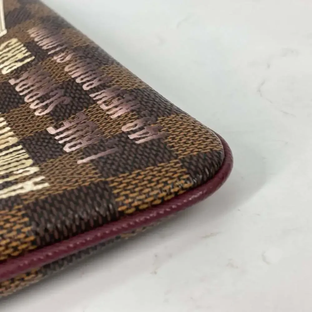 LOUIS VUITTON Brown Damier Canvas Pochette Shoulder Bag